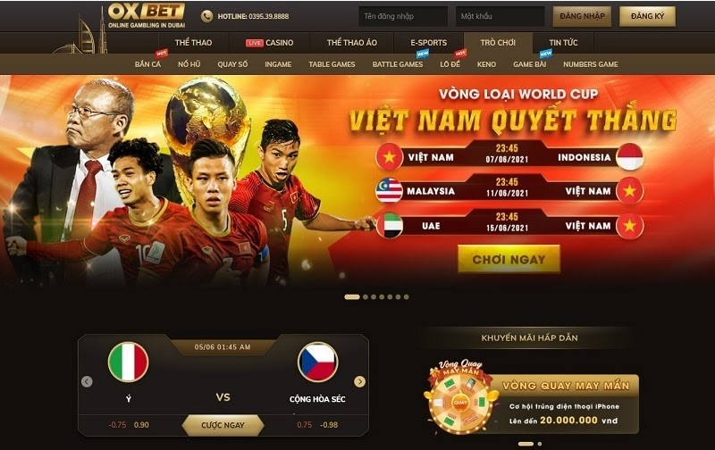 các trang cá cược bóng đá