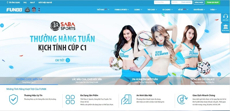 Fun88 – Hái ra tiền cùng nhà cái tặng tiền đẳng cấp hàng đầu 2023